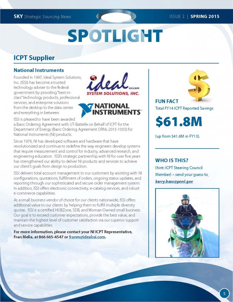 SKY-Strategic Sourcing Newsletter Spring 2015 5