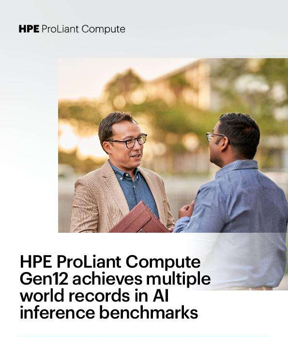 Infographic HPE ProLiant Compute Gen12 achieves multiple world records in AI inference benchmarks thumb
